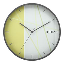 Titan Plastic Trendy & Modern Looking Multi-Coloured Dial Analog Wall Clock Inspired from Bamboo Shoots, 30.5 X30.5 Cm (Medium) image 1