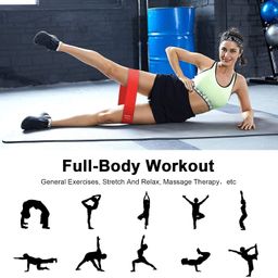 generic PS 5 Levels Exercise Resistance Loop Bands with Carrying Bag - Set of 5 image 3