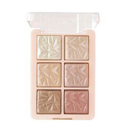 MARS Glowzilla 6 Colour Highlighter Palette | Ultra Blendable & Long Lasting | Blinding Glow (12.0gm) (Shade-02) image 1