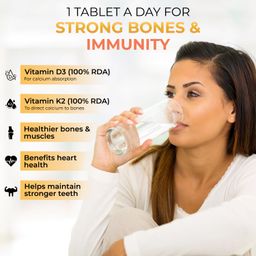 The Body Reserve Vitamin D3 K2 MK7-120 Veg Tablets, 100% RDA Plant-Based Vitamin D3 Supplement from Lichen Source with Vitamin K2 as MK7 Menaquinone image 4