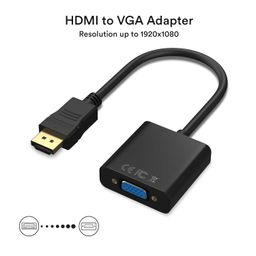 HDMI to VGA, Gold-Plated HDMI to VGA Adapter (Male to Female) for Computer, Desktop, Laptop, PC, Monitor, Projector, HDTV, Chromebook, Raspberry Pi, Roku, Xbox and More (UNI-Directional) image 3