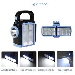 kavyara High Brightness Multifunctional LEDSOLAR Energy Camping Light Torch with Solar Panel Rechargeable, Mobile Power Bank, Torch & Emergency Light for Outdoor and Emergency Use (Multicolor) image 3