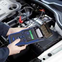 Metravi BT-900 Battery Analyser with Built-in Printer to test Battery Voltage, Battery Capacity, Cold Start Current, Internal Resistance, State of Health & State of Charge image 2