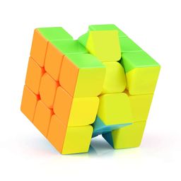 Storio Cubes 3X3 High Speed Sticker Less Magic Puzzle Cube Game Toy Pack of 1,Multicolor,for Kid image 3