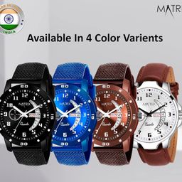matrix Analog Day & Date Display Wrist Watch for Men & Boys image 5