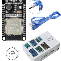 PAGALCODER | ESP32 Development Board | WiFi - Bluetooth Dual Core Chip | with Esp32 Compatible USB Cable | Smart Instruction Manual Inside | (Original ESP- Wroom-32) image 4