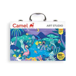 Camel Art Studio Set | Reusable Briefcase Pack image 2