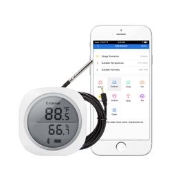 INKBIRD Smart Sensor Data Logger Wireless Temp RH Monitor Device Android iPhone Temperature Humidity Recorder Thermometer Hygrometer IBS-TH1 Plus Cigar Humidor Basement Guitar Greenhouse image 1