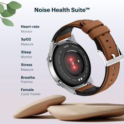 NoiseFit Halo 1.43" AMOLED Display, Bluetooth Calling Round Dial Smart Watch, Premium Metallic Build, Always on Display, Smart Gesture Control, 100 Sports Modes (Jet Black) image 5