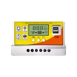 servcontrol Servotech Solar Charge Controller (12V/24V ) , Adjustable Lcd Display, Supports Lead Acid, Lithium-Ion And Iron Phosphate Battery (50A) image 1
