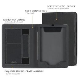 cenxi Case with Stand for Kindle Paperwhite 11th Generation 6.8" and Signature Edition 2021 Released, Durable PU Leather Cover with Auto Sleep Wake, Card Slot, Hand Strap Feature image 3