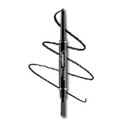 RENEE Superdense Eyebrow Pencil with Spoolie - Black, Smudge Proof, Waterproof, Highly Pigmented for Fill in Brow Gaps, Smooth One-Swipe Precision Application, Enriched with Vitamin C & Jojoba Oil image 1
