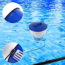 bylion 6 Pieces Pool Chlorine Floater Leash, Tether Floating Chlorine Dispenser to Pool Vacuum Hose Used to Protect Pool Chlorine Float from Collision Damage image 4
