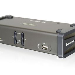 IOGEAR 2-Port Dual View KVM Switch with Audio and USB Peripheral Sharing GCS1742 2 image 4
