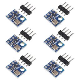 Digital Barometric Pressure Sensor Module 6-Pack with I2C Interface 300-1100hPa Altitude Temperature Measurement 16Bit Output Fully Calibrated Low Power Use for Rduino UNO Projects image 1