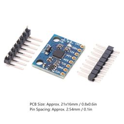 natudeco MPU-6050 Module, 6DOF Gyro & Accelerometer Sensor Board, GY-521 PCB Design with 3-Axes Gyroscope and Accelerometer image 4