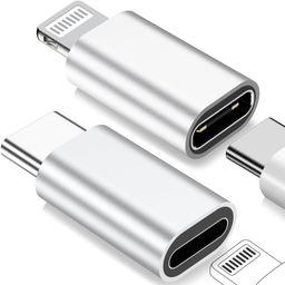 (Apple USB C to Lightning Adapter,Support 27W Fast Charging & Data Sync & Lightning to USB-C Adapter for iPhone 16/15 Pro Max Plus/14/13/12/11,for iPad,Airpods/Samsung,Galaxy Buds(Charge Only Combo) image 1