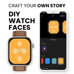 Noise Colorfit Pro 5 Smart Watch 1.85" AMOLED Display, BT Calling, New DIY Watch Faces, Smart Dock Design, Emergency SOS Tech, Emoji Support, 5X Faster Data Transfer, Instacharge?? (Starlight Gold) image 2