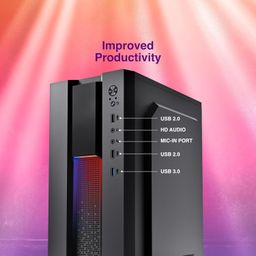Pratyush KK5 Tower Desktop Computer PC - Core i5-4570 Processor CPU (3.2GHz) | 16GB DDR3 RAM | 512GB M.2 SSD | WiFi | HDMI/VGA | RGB Lighting | HD Graphics | Pre-Installed Win11 OS and Softwares image 5