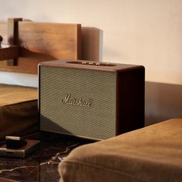 Marshall Woburn III Wired Connectivity Home Speaker with HDMI Input, Bluetooth 5.2 & RCA or 3.5mm Input - Brown image 2