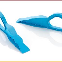 Mattress Lifter/Bed Sheet Tucker Tool | 2-in-1 Durable & Ergonomic Bed Making Tool with Wedge Elevator, Relieves Back Pain | Easy to Use for Tucking Sheets/Holding Mattress | Pack of 2, Blue image 5