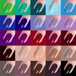 Vishine Nail Gel UV LED Lamp Kit, 54W UV LED Nail Dryer Quick-drying Light 6 Gel Color Base Top Coat, Matte Top Coat, Full Manicure Tools DIY Starter Kit image 4