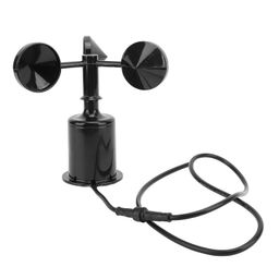 pssopp High Accuracy Wind Speed Monitoring Sensor Outdoor Ultrasonic Anemometer 4-20mA 9-30V with Strong Material, Interference Resistant, Suitable for Harsh Environments image 1