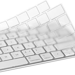 Oaky Ultra Thin Keyboard Skin Cover for Apple iMac 24 Inch 2021 Magic Keyboard with Touch ID A2449, A2450 Keyboard Cover Skin, Keyboard Skin Accessories, TPU image 4
