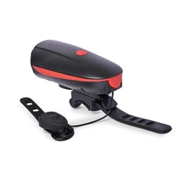 Sameer Science Projects 2-in-1 Rechargeable Cycle Light With Horn - 3 Modes, Waterproof (140 dB), LED Front Light (Multicolor) image 3