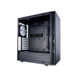 Fractal Design Define C ATX Mid-Tower Gaming Cabinet Case with Two Pre-Installed Dynamic X2 GP-12 Fans and Easy Clean Filters (FD-CA-DEF-C-BK), Black image 3