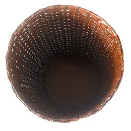 Sonas Creation Paperus, Light Brown, Open-top Dustbin, Waste Basket, Paper Bin, Trash Can, Storage Basket, Standard Size 10 Liter, 11 inch Tall Eco-Friendly, Handmade, of Paper Ropes image 4