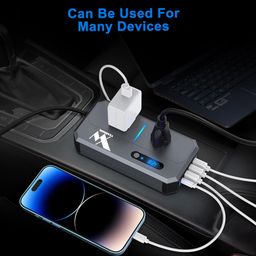 Yearwin 2 Year Warranty 200W Car Power Inverter with 220V Output AC Stocket, 30W PD & 3 USB Charging Port Dc to Ac Converter 12V to 220V Inverter for Laptop, Mobile Camera etc. image 2