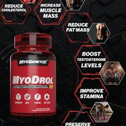 myodrol MYODROL|GAIN UPTO 15 LBS OF LEAN MUSCLE IN JUST 23 DAYS !|LEGENDARY PHYSIQUE HARDENING FORMULA THAT BUILDS MUSCLE & INCREASES STRENGTH|1 count, 30 capsules image 3