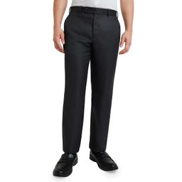 park avenue Men's Regular Fit Structure Pattern Poly Viscose Blend Flat Front Formal Trouser image 1