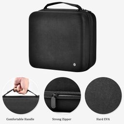 againmore Battery Organizer Storage Case, 118+ Batteries Carrying Holder Container Box Double Mesh Pockets for AA AAA 9V C D with BT-168 Battery Tester (Batteries are Not Included) image 5
