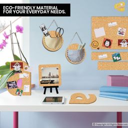 Lakeer A4 Cork Sheet Board 5mm Thick for Multi-Purpose Use, Use as Pin Board, Insulated Kitchen Pad, Etc Pack of 1 (Size: 29.7cm X 21cm) image 5