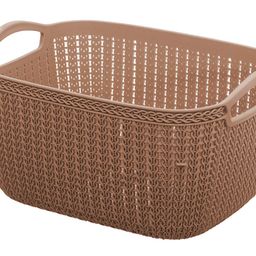 Kuber Industries Unbreakable Multipurpose Storage Basket With Handles Large Size & Flexible Plastic Fruit/Vegetable/Bathroom/Stationary/Home Basket, Pack Of 2 (Assorted Color), Rectangular… image 2