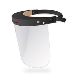 PERF Face Shield | High-Impact Resistant Polycarbonate Visor | Comfortable Adjustable Elastic Band with Replaceable Polycarbonate Visor image 1