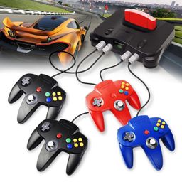 Classic 64 Wired Controller Joystick for N64 Game System N64 Console (2Packs, Red and Blue) image 3