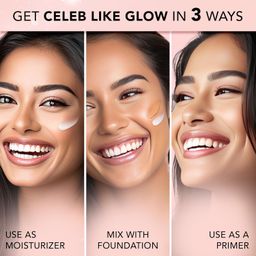facescanada FACES CANADA All Day Glow Combo - Strobe Cream - Rose Gold (18ml) + Ultime Pro Makeup Fixer (50ml) | Illuminating & Glowing Makeup Base | Long Lasting Makeup Setting Spray image 2