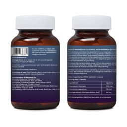 ZeroHarm Magnesium Glycinate 120 Capsules |1360mg Magnesium Supplements for Muscle Support & Nerve function | Regulate blood sugar levels & Blood pressure| Improves sleep cycle | Promotes Brain health image 2