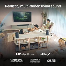 Sony HT-A3000 5.1.ch 360 SSM and Dolby Atmos Soundbar Home Theatre System with Wireless subwoofer SA-SW3 and Rear Speaker SA-RS3S(Hi Res & 360 Reality Audio, Bluetooth,Google/Alexa) image 2