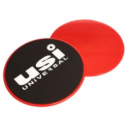 USI UNIVERSAL THE UNBEATABLE Exercise Slider, 1 Pair ESR Exercise Core Sliders, Dual Sided Exercise Gliding Discs Use on Carpet or Hardwood Floors, Light and Portable, Perfect for Abdominal & Core Workouts image 1