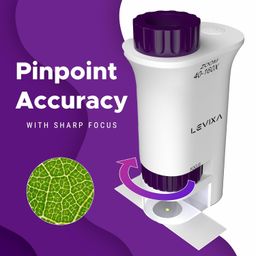 Levixa Pocket Microscope for Kids & Adults – 40x-160x Mini LED Handheld Lab Microscope with 3 Prepared Slides – Portable Tool for Learning, Education and Science Exploration, Gifts for Children image 5