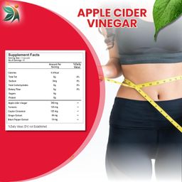Vedapulse Apple Cider Vinegar with Turmeric & Cinnamon – 90 Vegicaps, No Artificial Additives for Your Daily Health Regimen image 2