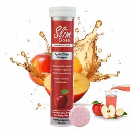(Weight Loss) Kyosen Apple Cider Vinegar Effervescent Tablet for weight loss I with vitamin B6 & B12 | 40 tablets | 100% vegan | No added Sugar |Easy to carry & consume- 2 Pack Bottle image 1