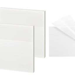 glun GLUN® 100 Sheets Transparent Sticky Note, Self-Sticky Note Pads, Clear Notes 7.5x7.5cm, Transparent Self-Adhesive Sticky Note, Perfect for Students & Other Field image 1