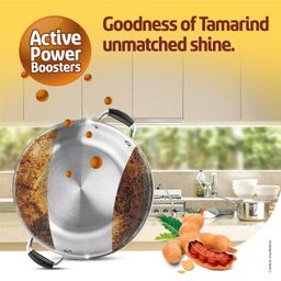 Pril Tamarind Shine Specialist 750 ml | Insta Clean | With visible Active Power Boosters that bursts while scrubbing giving abrasion to clean better | Zero White Residue image 5