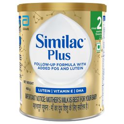 Similac Infant Plus Stage 2 Follow-Up Formula Powder from 6 to 12 Months 400G Tin with Hmo, Supports Baby's Immunity and Brain Development image 1