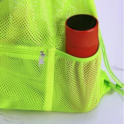 alaska ALASKA® Air Mesh Drawstring Backpack Bag, Multifunction Mesh Bag for Swimming,Gym, Athlatics, Travelling Clothes, Beach & Multi-Use Travel Backpack image 5